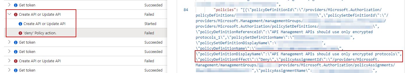 Azure Policy - API Management APIs should use only encrypted protocols
